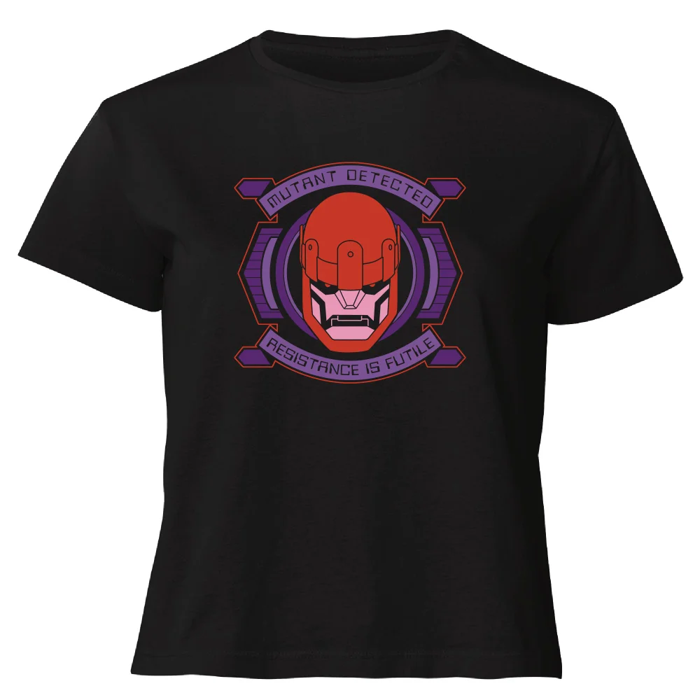 X-Men Sentinel Attack Women's Cropped T-Shirt - Black - XS Bild 1