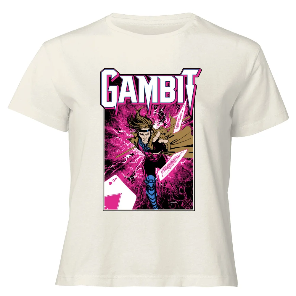 X-Men Gambit Women's Cropped T-Shirt - Cream - XS Bild 1