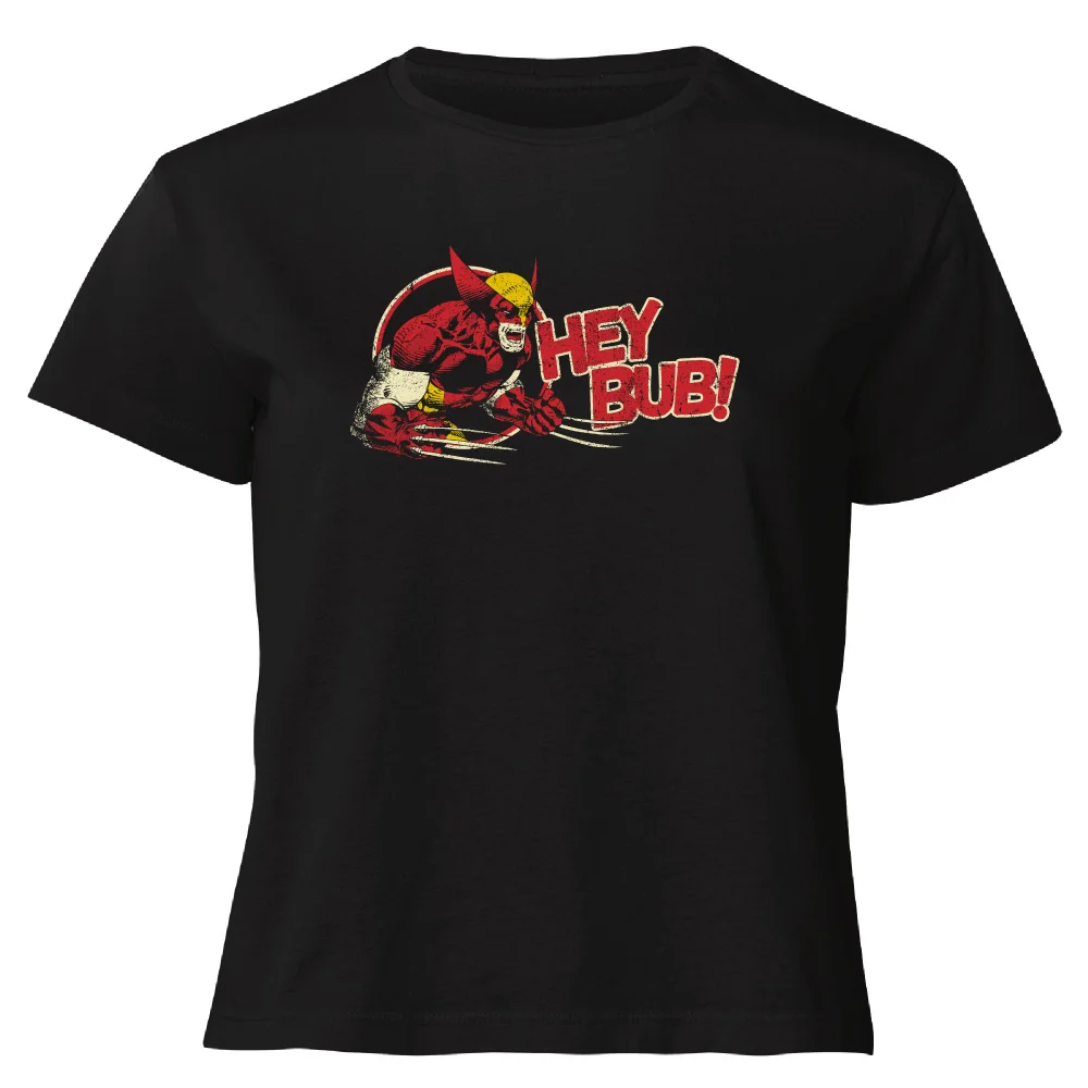 X-Men Hey Bub! Women's Cropped T-Shirt - Black - XS Bild 1