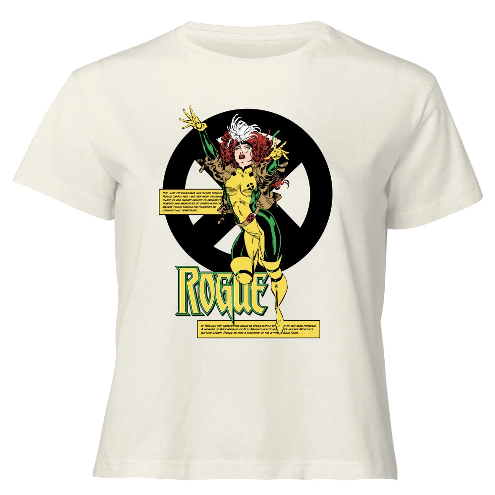 X-Men Rogue Bio Women's Cropped T-Shirt - Cream - XS Bild 1
