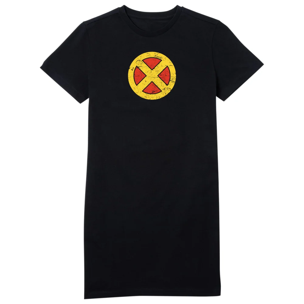 X-Men Emblem Drk Women's T-Shirt Dress - Black - L Bild 1