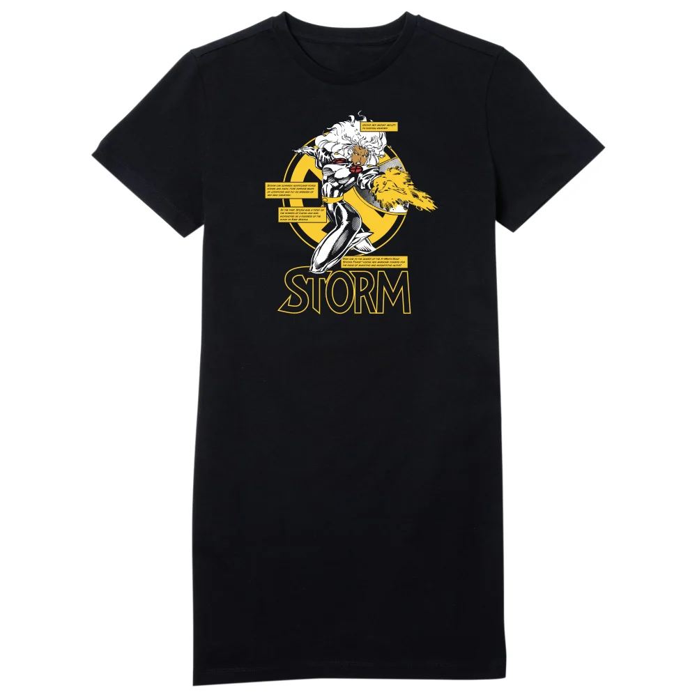 X-Men Storm Bio Women's T-Shirt Dress - Black - L Bild 1