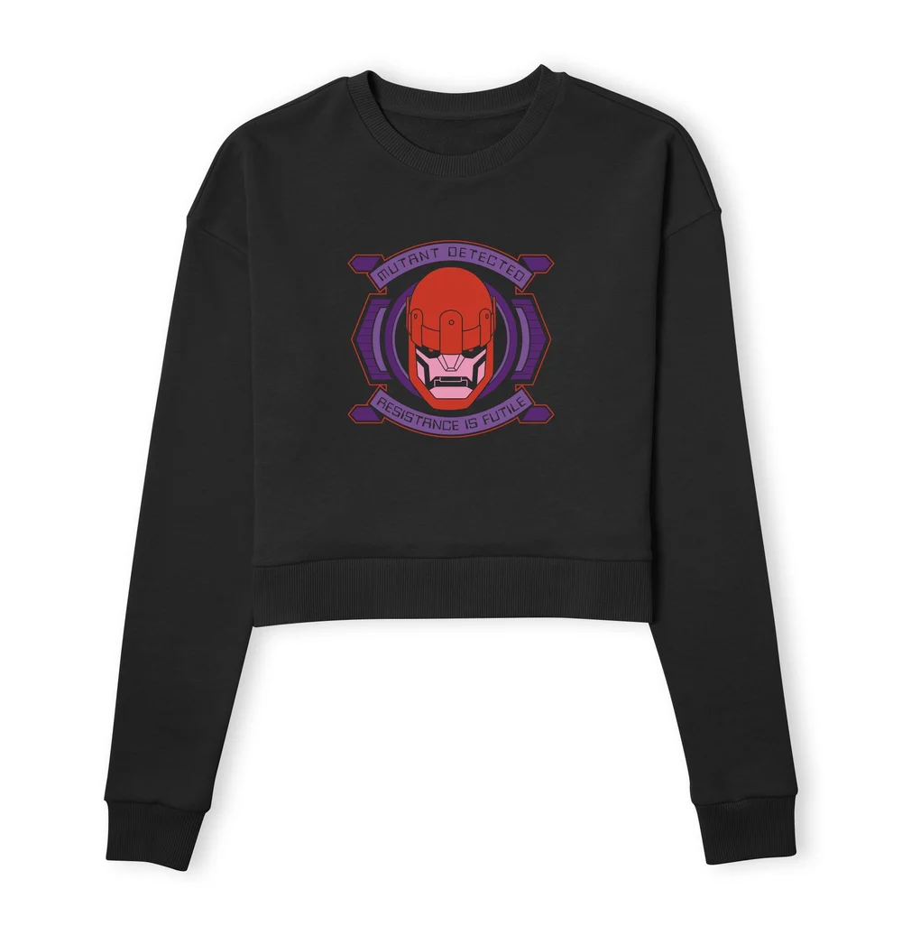 X-Men Sentinel Attack Women's Cropped Sweatshirt - Black - XS Bild 1