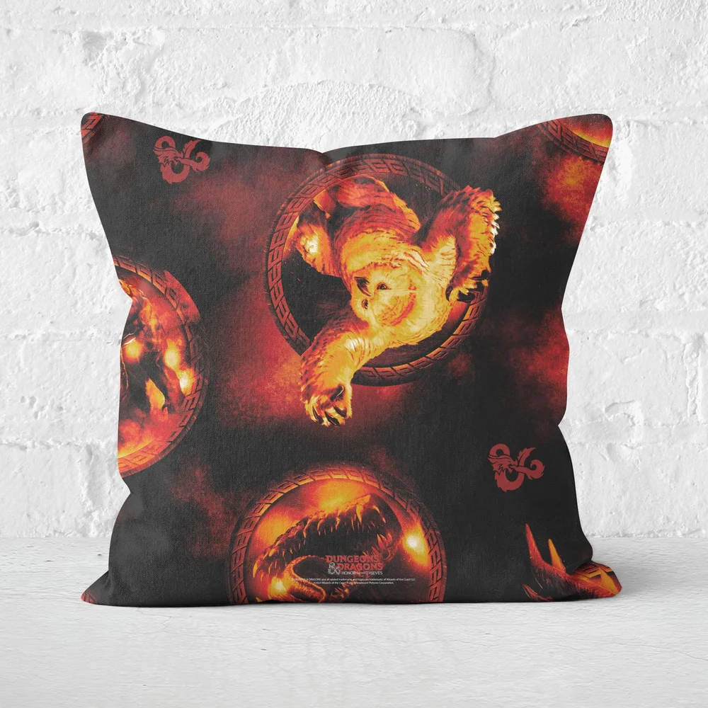 Dungeons & Dragons Owlbear Square Cushion - 40x40cm - Soft Touch Bild 1