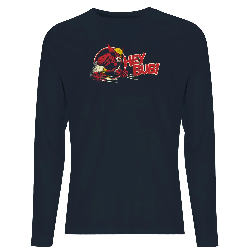 X-Men Hey Bub! Long Sleeve T-Shirt - Navy - S Bild 1