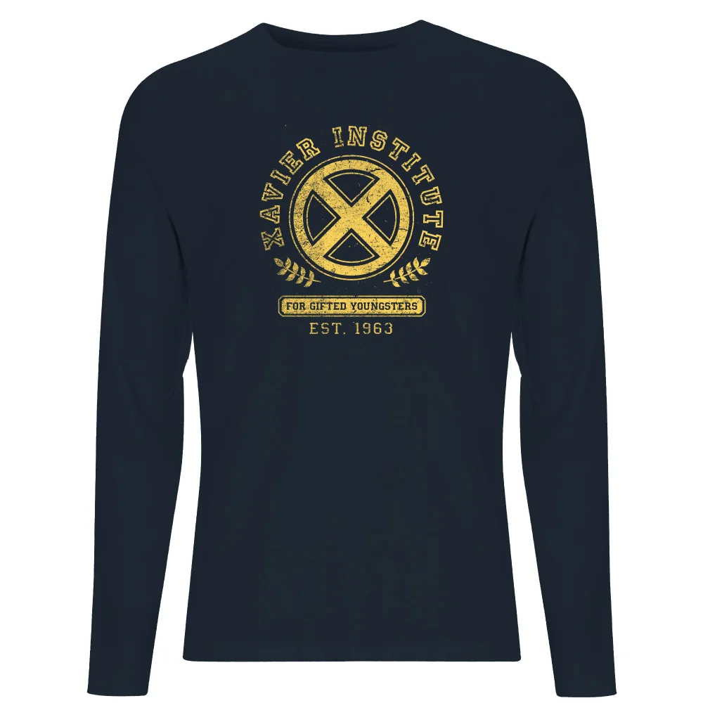 X-Men Xavier Institute For Gifted Youngsters Drk Long Sleeve T-Shirt - Navy - S Bild 1