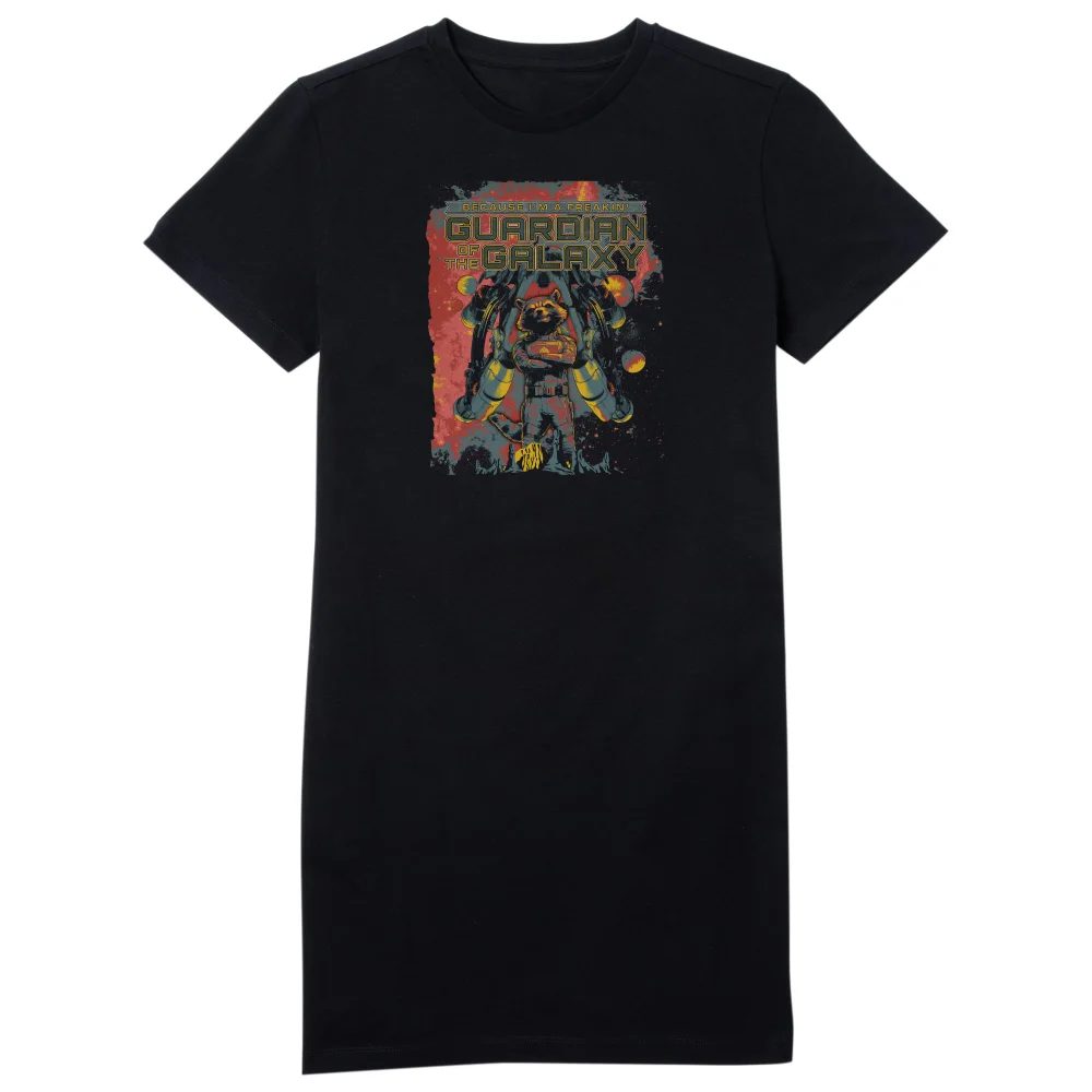 Guardians of the Galaxy I'm A Freakin' Guardian Of The Galaxy Women's T-Shirt Dress - Black - L Bild 1