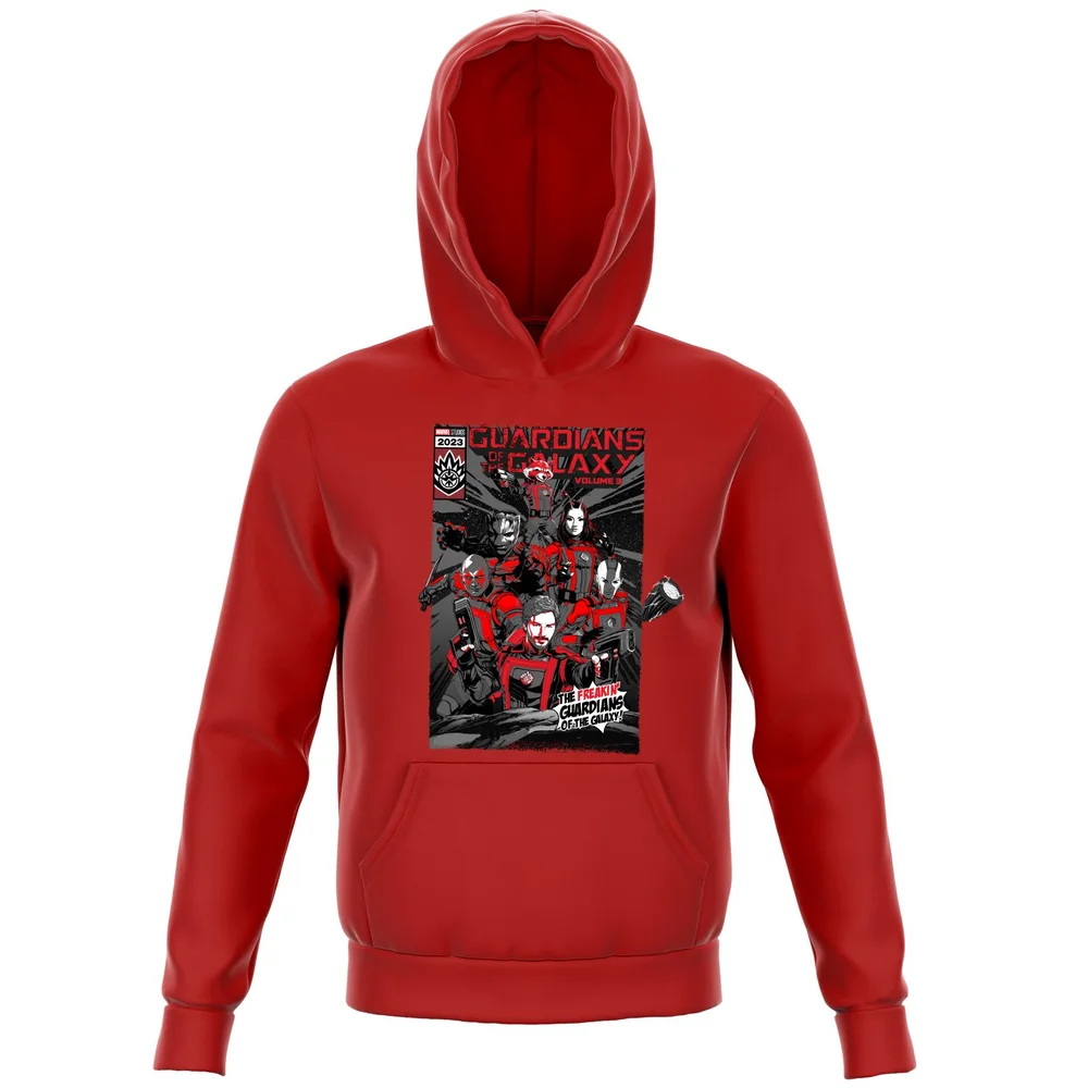Guardians of the Galaxy The Freakin' Comic Book Cover Kids' Hoodie - Red - 3-4 Jahre Bild 1