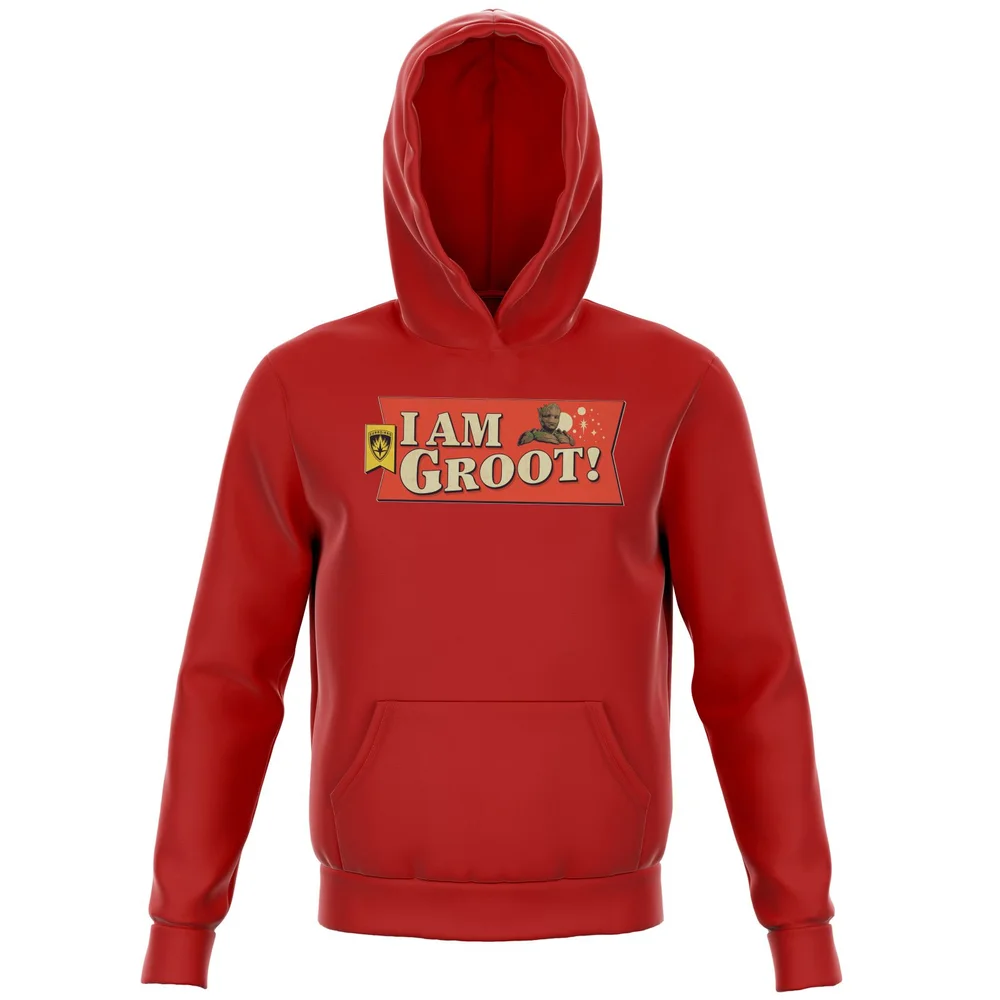 Guardians of the Galaxy I Am Groot! Kids' Hoodie - Red - 3-4 Jahre Bild 1