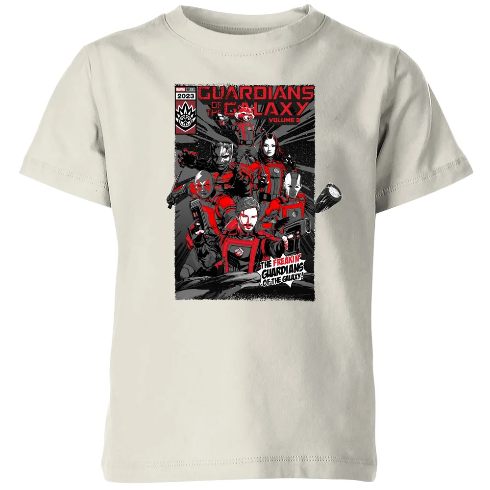 Guardians of the Galaxy The Freakin' Comic Book Cover Kids' T-Shirt - Cream - 3-4 Jahre Bild 1