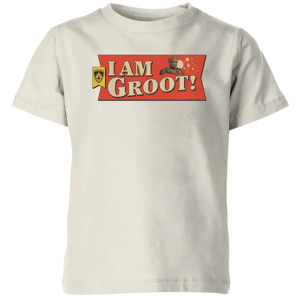 Guardians of the Galaxy I Am Groot! Kids' T-Shirt - Cream - 3-4 Jahre Bild 1