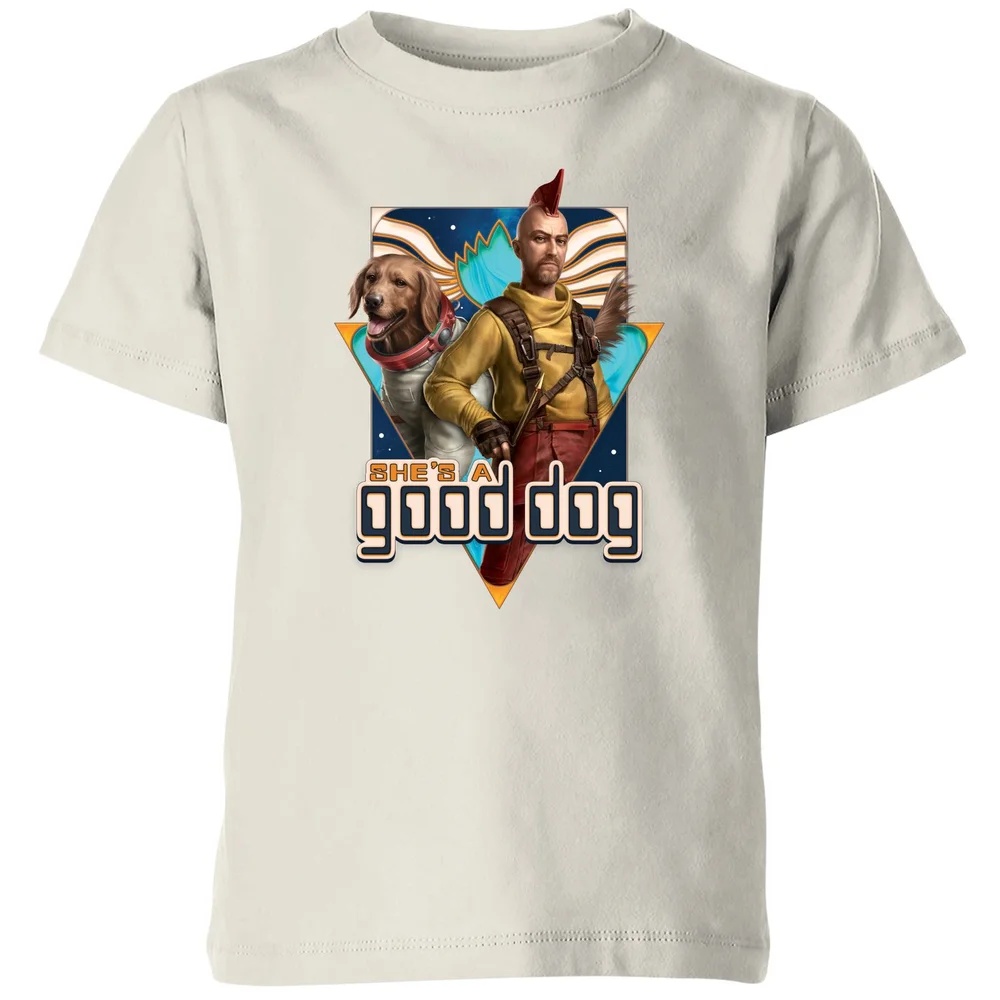 Guardians of the Galaxy She's A Good Dog Kids' T-Shirt - Cream - 3-4 Jahre Bild 1