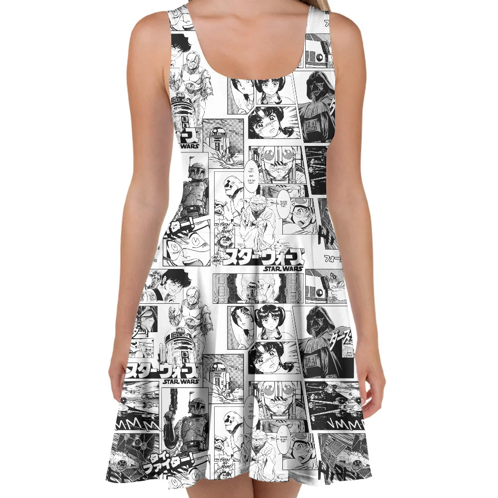 Star Wars Manga Mono Skater Dress - XS Bild 1