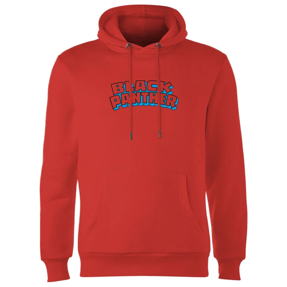Avengers Black Panther Comics Logo Hoodie - Red - S - Rot Bild 1