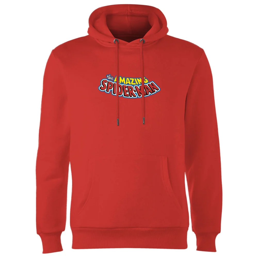 Avengers Spiderman Comics Logo Hoodie - Red - S - Rot Bild 1