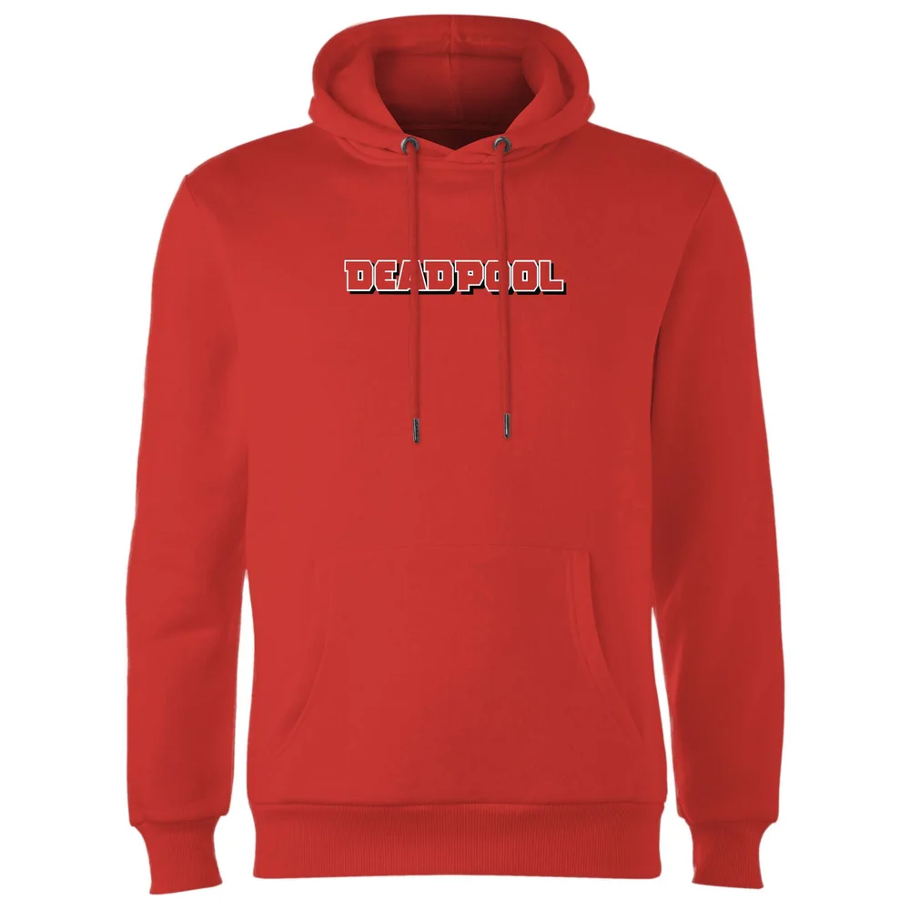 Avengers Deadpool Comics Logo Hoodie - Red - S - Rot Bild 1