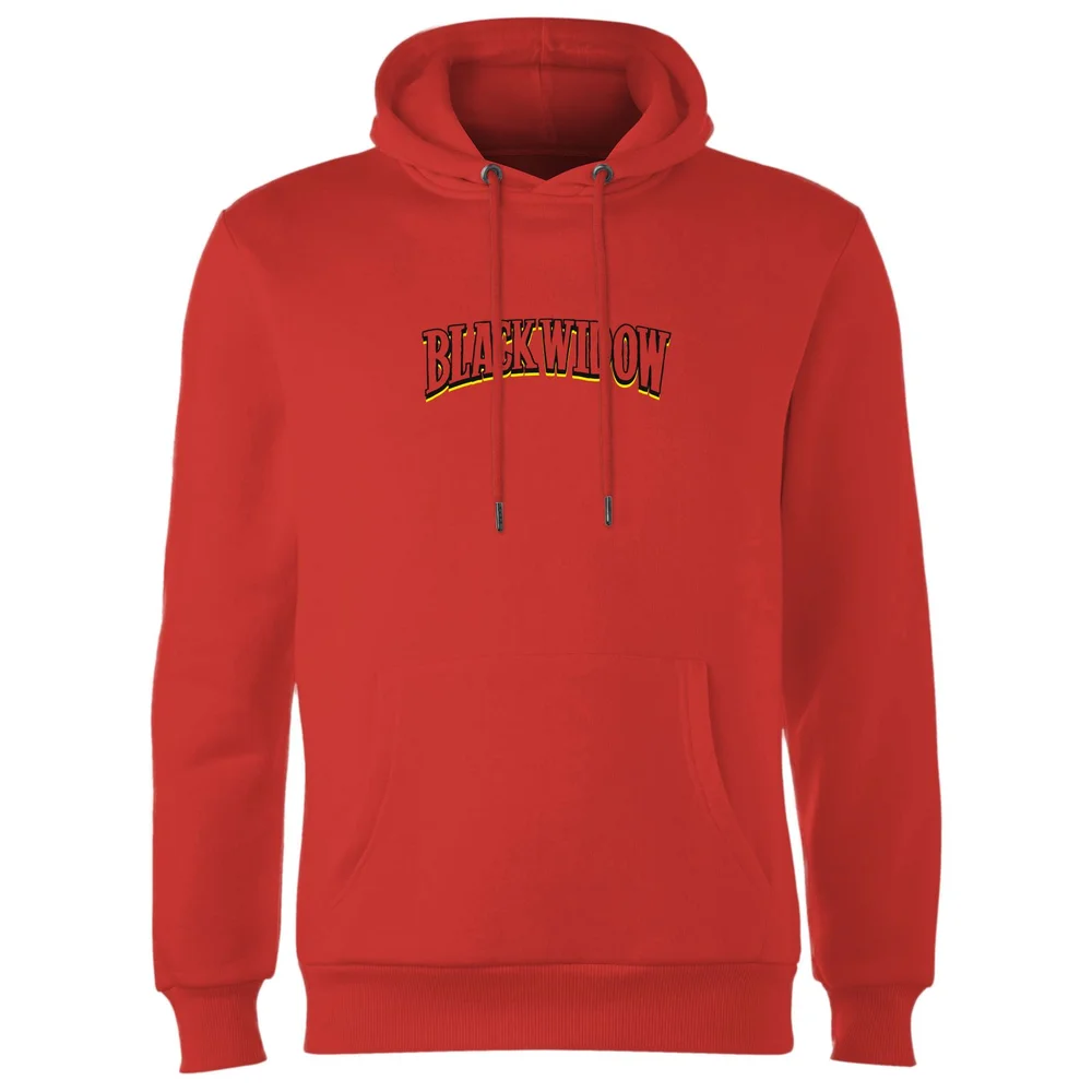 Avengers Black Widow Comics Logo Hoodie - Red - S - Rot Bild 1