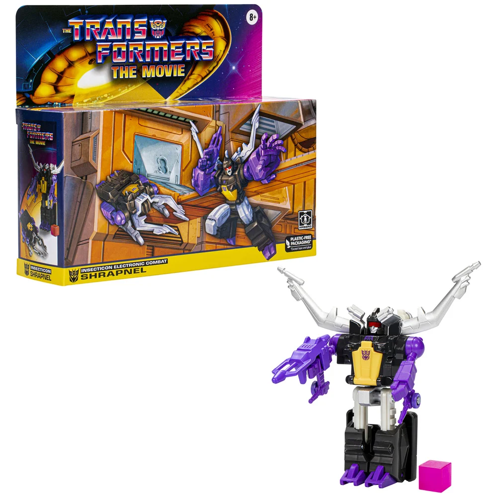 Transformers Toys Retro G1 Shrapnel Converting Action Figure (5.5”) Bild 1