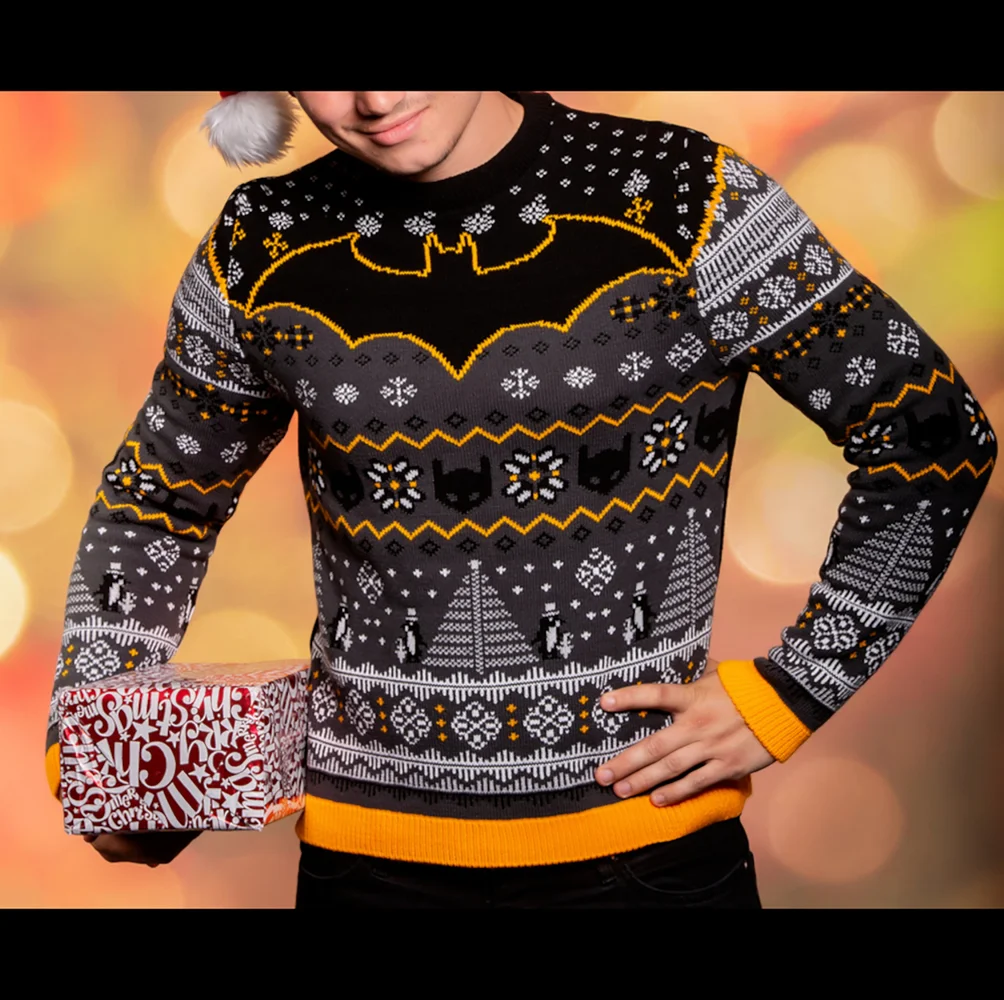 Batman: Penguin Christmas Jumper - S Bild 1