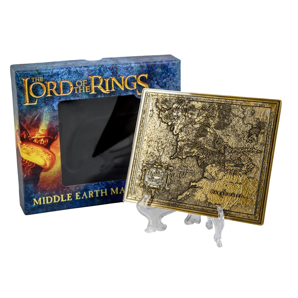 Lord of the Rings Middle Earth Metal Map Bild 1