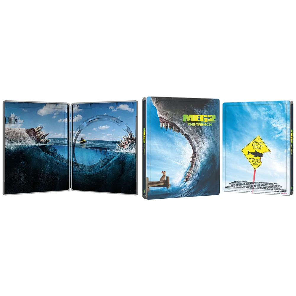 The Meg 2: The Trench Zavvi Exclusive 4K Ultra HD Steelbook (includes Blu-ray) Bild 1
