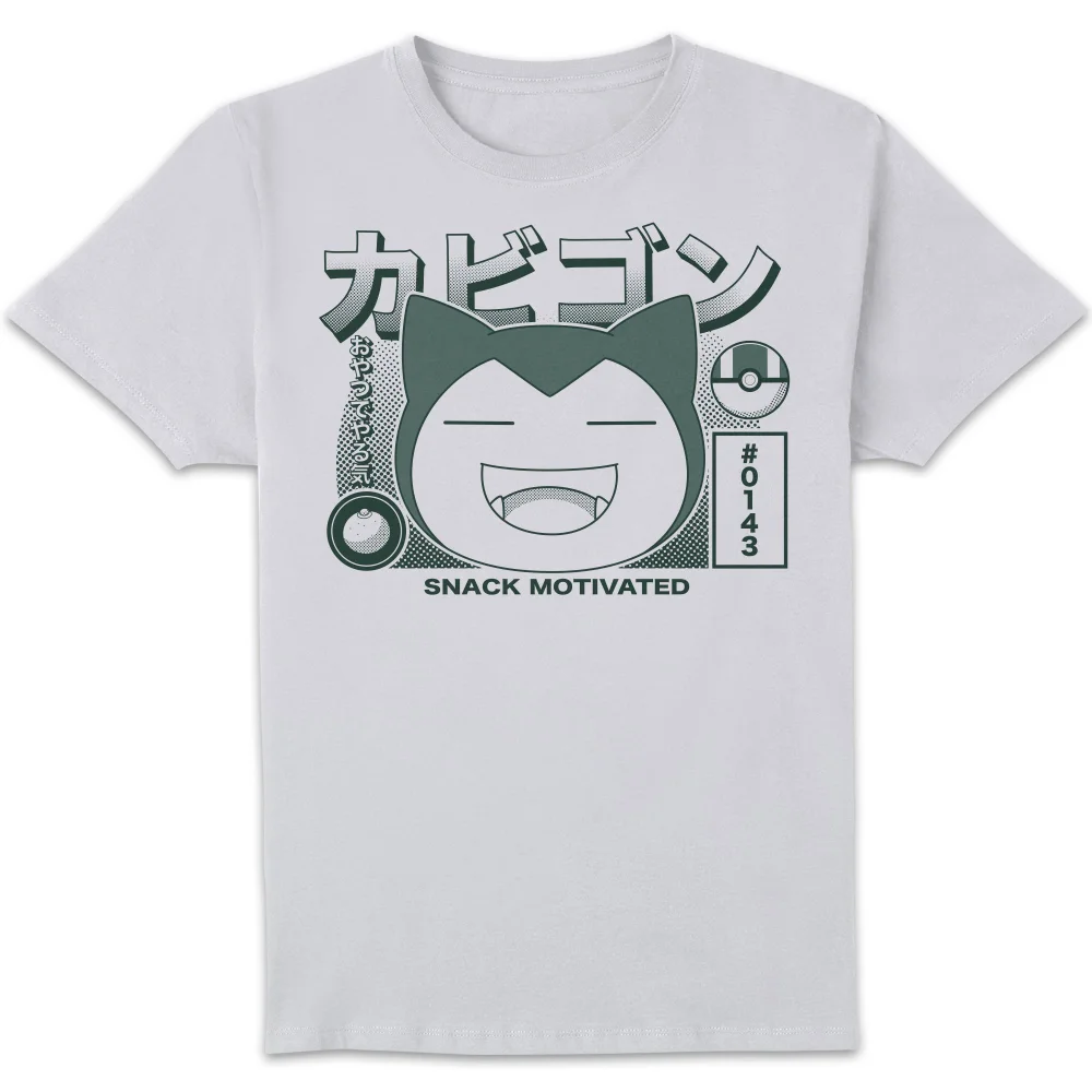 Pokémon Snorlax I'm Hungry T-Shirt - White - S Bild 1