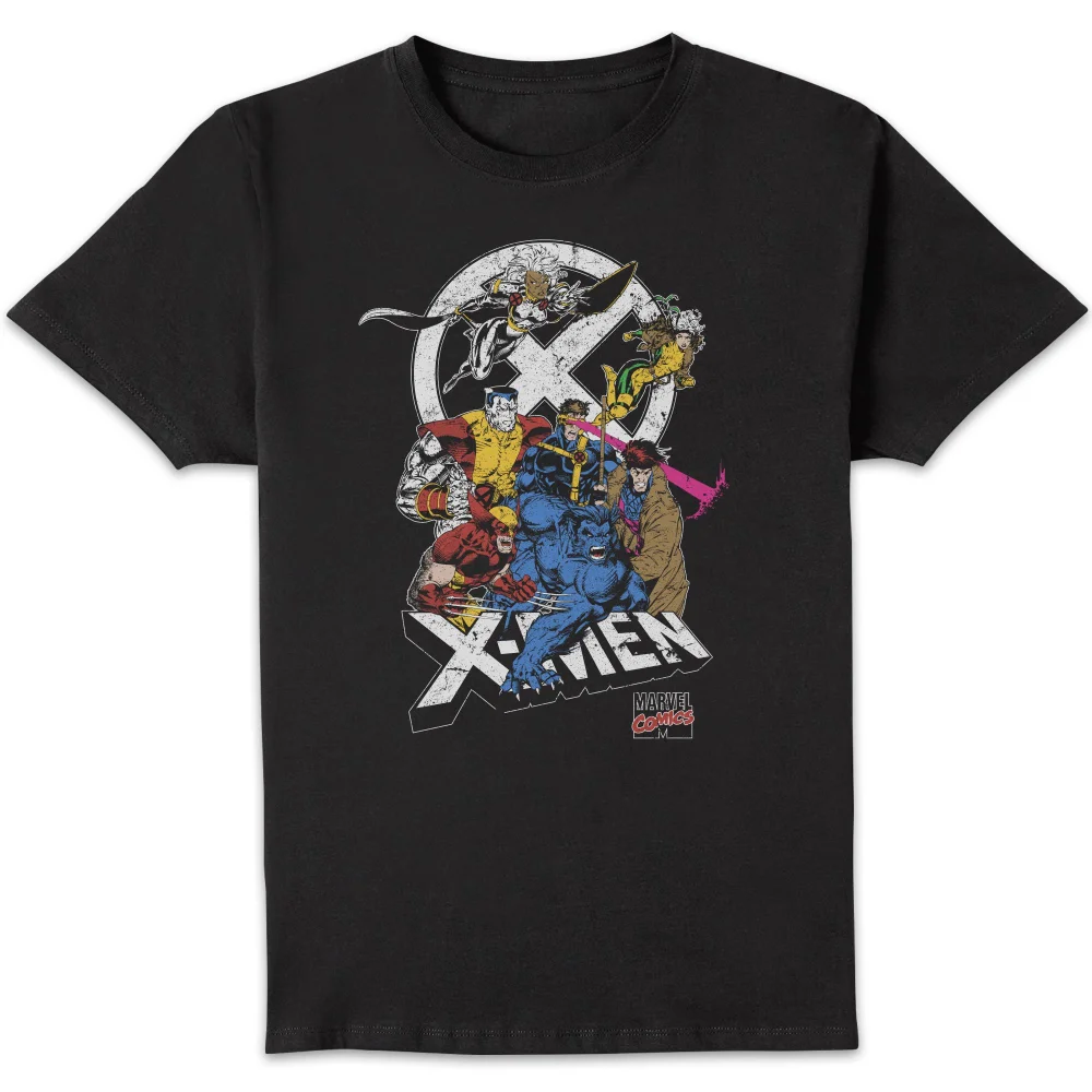 X-Men Super Team Men's T-Shirt - Black - S - Schwarz Bild 1