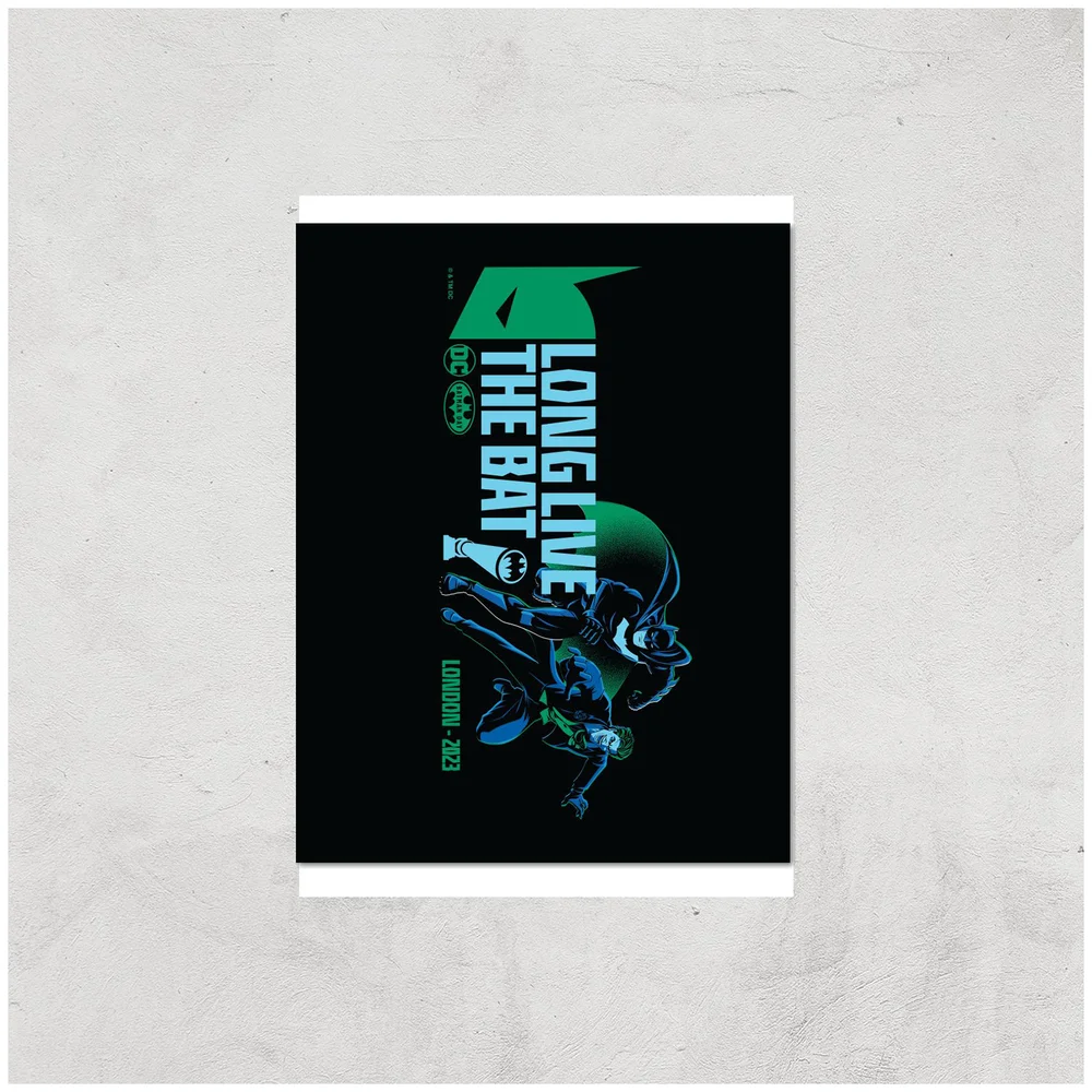 Batman Day London Giclee Art Print - A4 - Print Only Bild 1