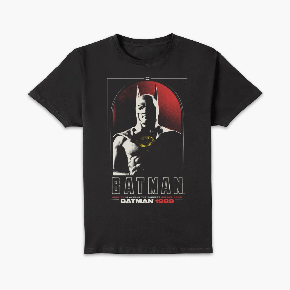 BATMAN Justice Unisex T-Shirt - Black - S - Schwarz Bild 1