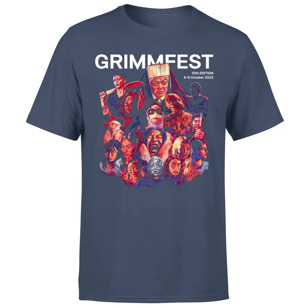 GRIMMFEST STAFF 2023 Men's T-Shirt - Navy - S - Marineblau Bild 1