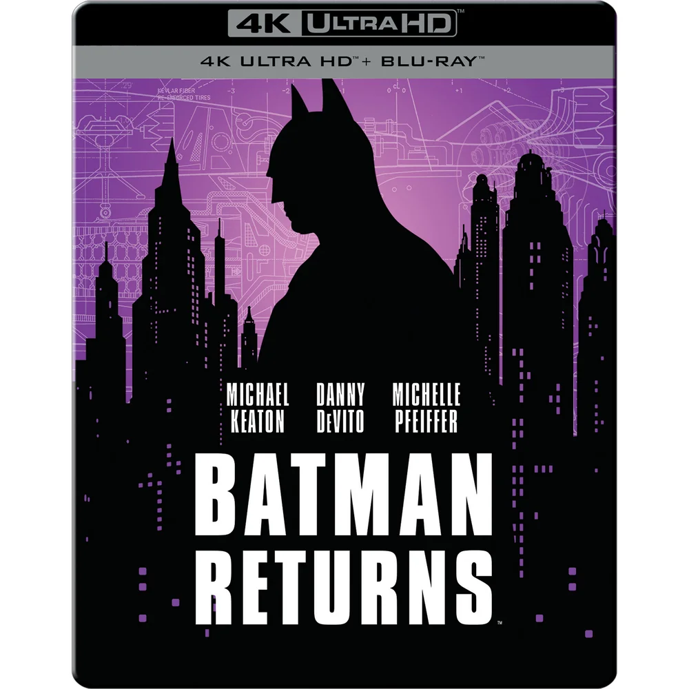Batman Returns Zavvi Exclusive 4K Ultra HD Steelbook Bild 1