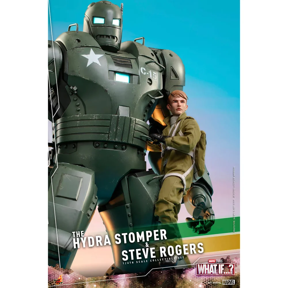Hot Toys 1:6 Scale Marvel What If…? Steve Rodgers and The Hydra Stomper Statue Bild 1
