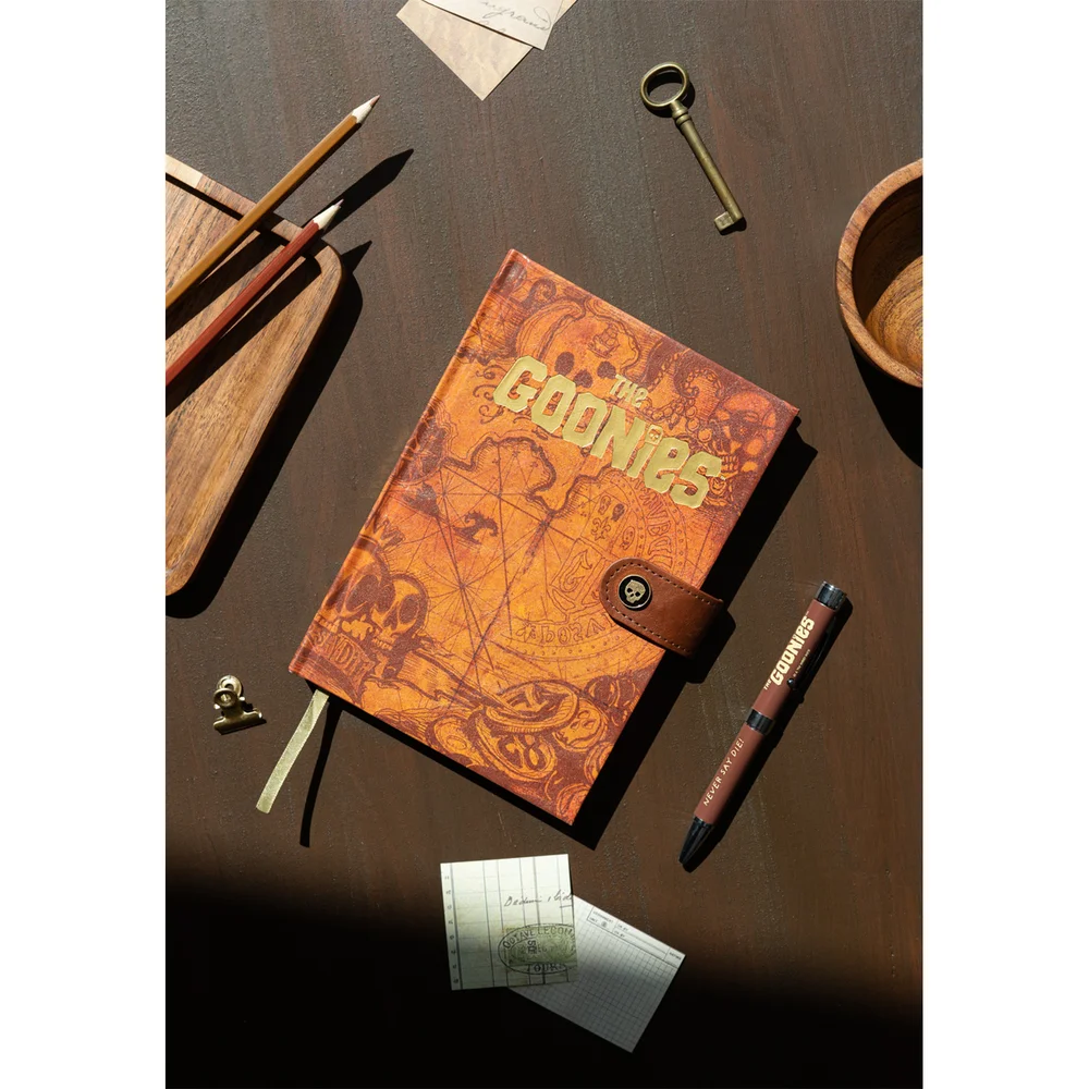 The Goonies Treasure Map Premium A5 Notebook With Projector Pen Bild 1