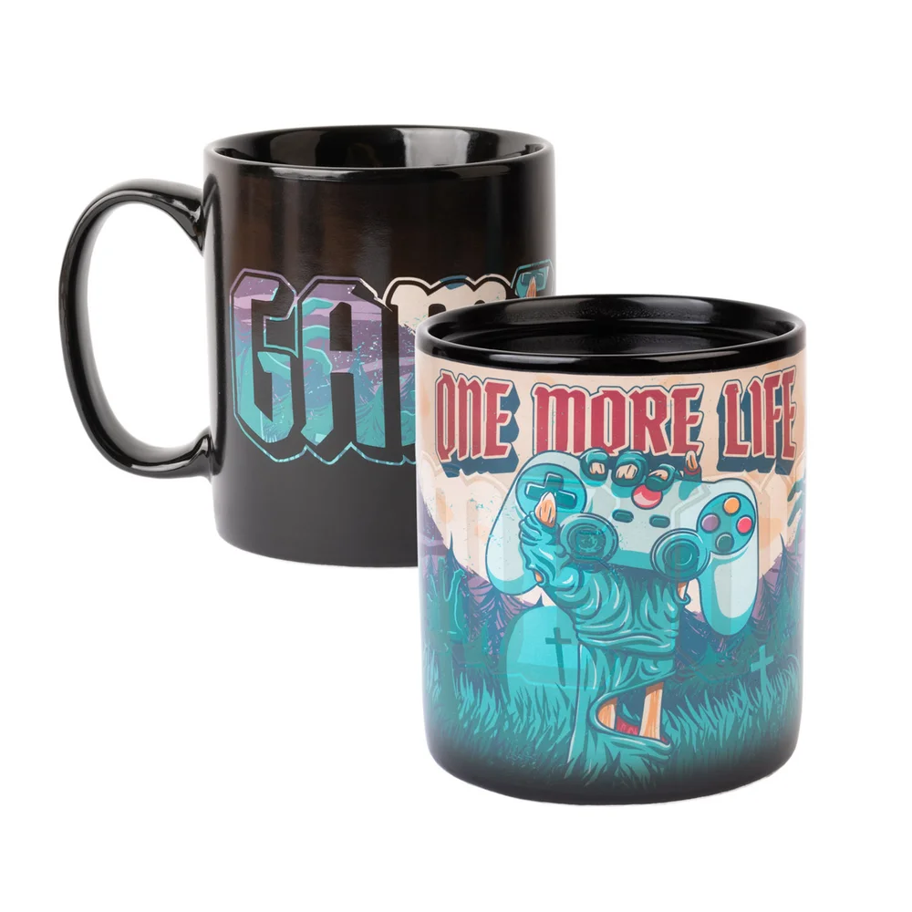 Gameration One More Life Xl Heat Changing Mug Bild 1