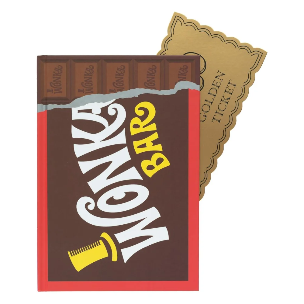 Willy Wonka Premium A5 Notebook With Wonka Bar Gift Box Bild 1