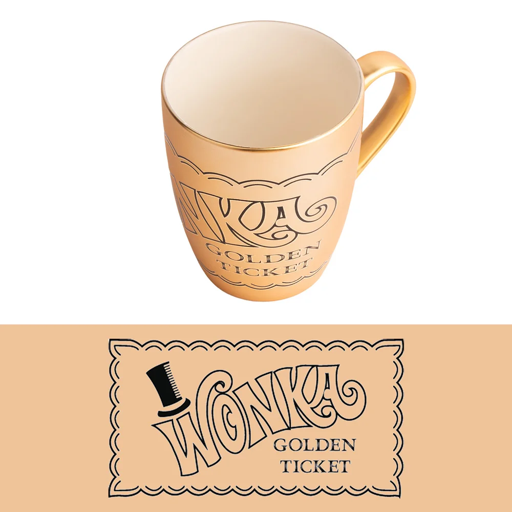 Willy Wonka Golden Ticket Mug Bild 1