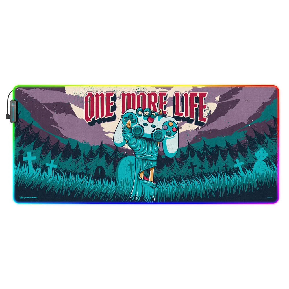 One More Life Xxl Led Mouse Pad Bild 1