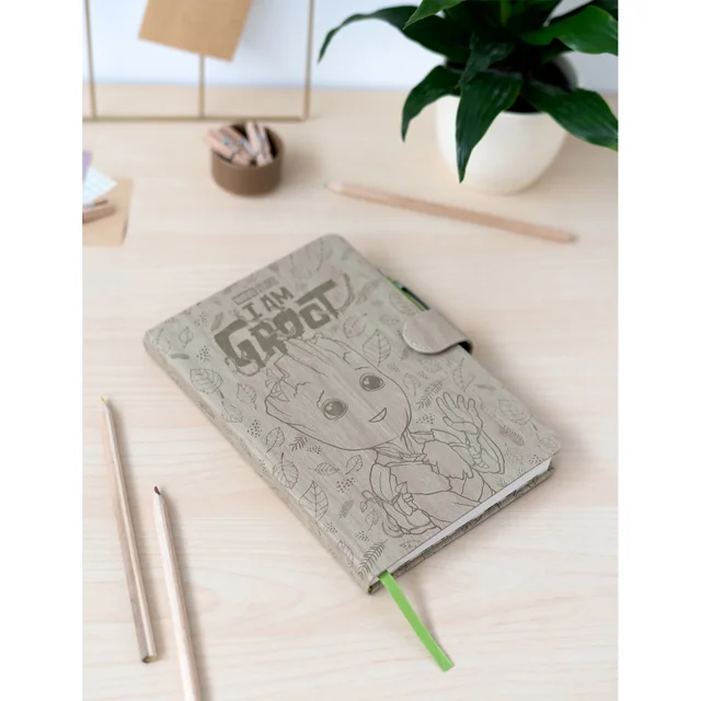 Marvel Groot A5 Premium Notebook With Projector Pen
