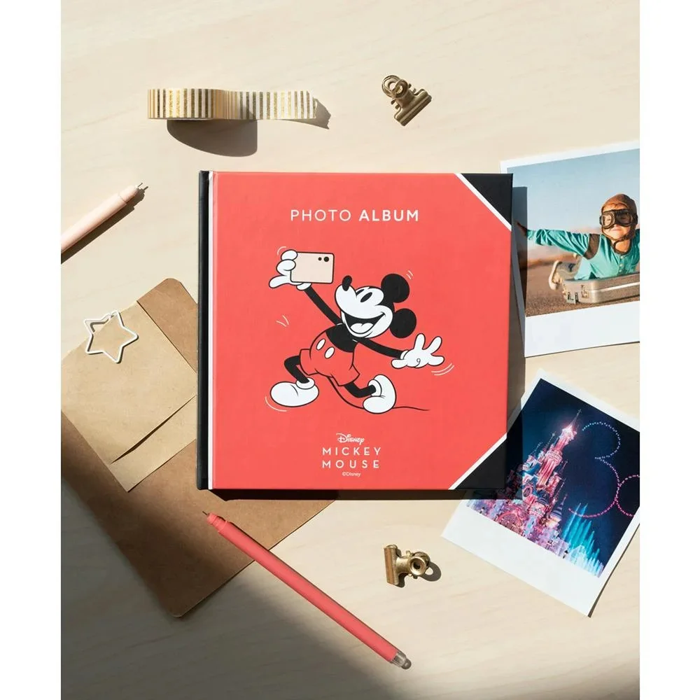 Disney Mickey 100Th Anniversary Photo Album 16X16Cm 24 Self-Adhesive Pages Bild 1
