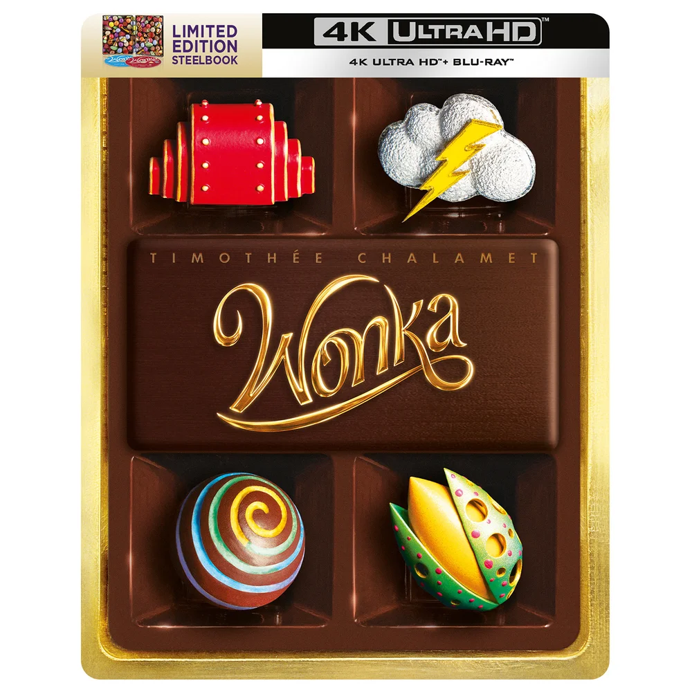 Wonka 4K Ultra HD Steelbook Bild 1