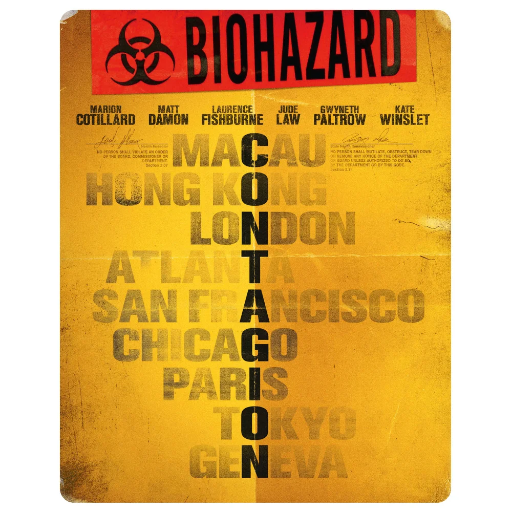 Contagion 4K Ultra HD Steelbook (includes Blu-ray) Bild 1