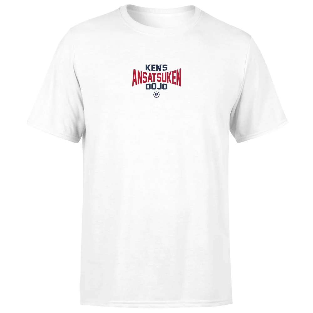 Street Fighter Ken's Dojo Unisex T-Shirt - White - S - Weiß Bild 1
