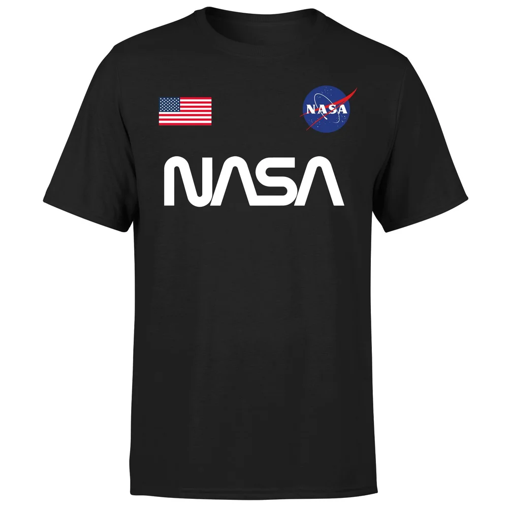 NASA Badge Unisex T-Shirt - Black - S - Schwarz Bild 1