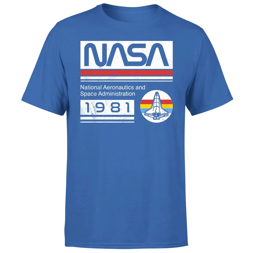 NASA 1981 Unisex T-Shirt - Blue - S - Blue Bild 1