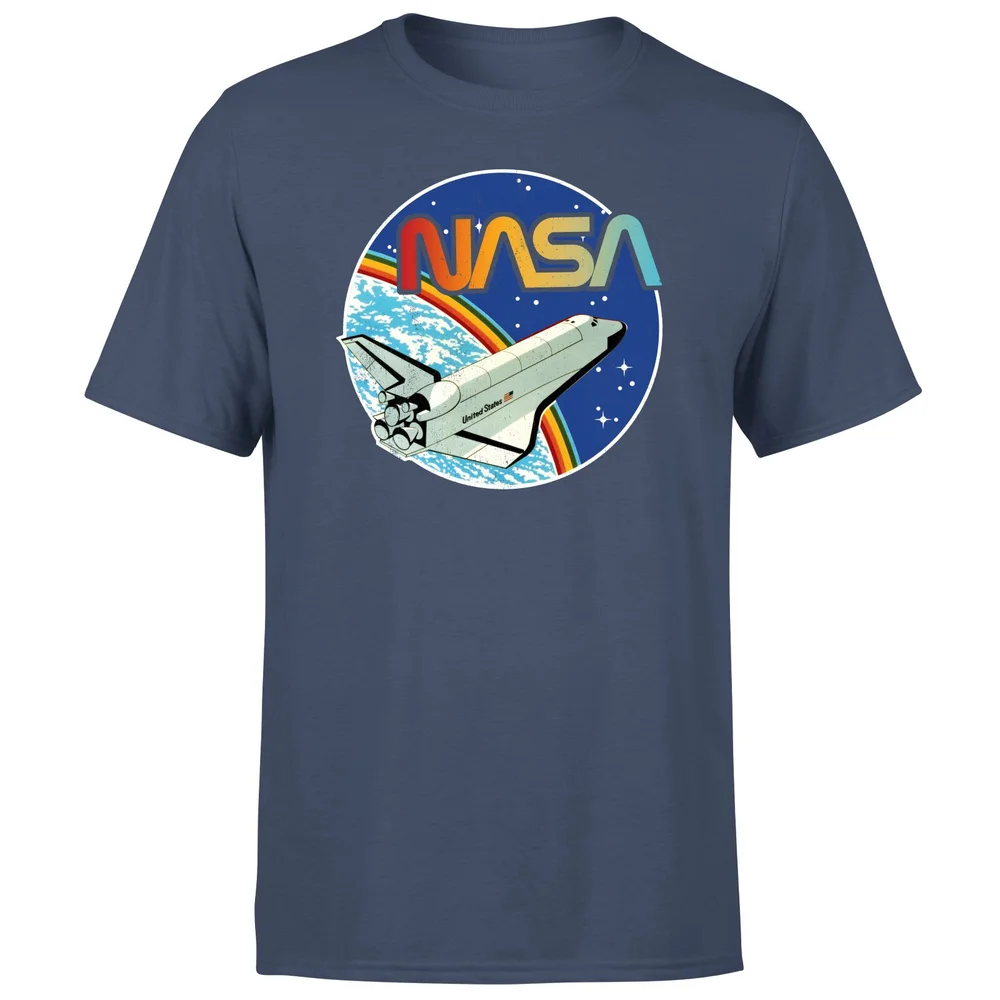NASA Shuttle Emblem Unisex T-Shirt - Navy - S - Marineblau Bild 1