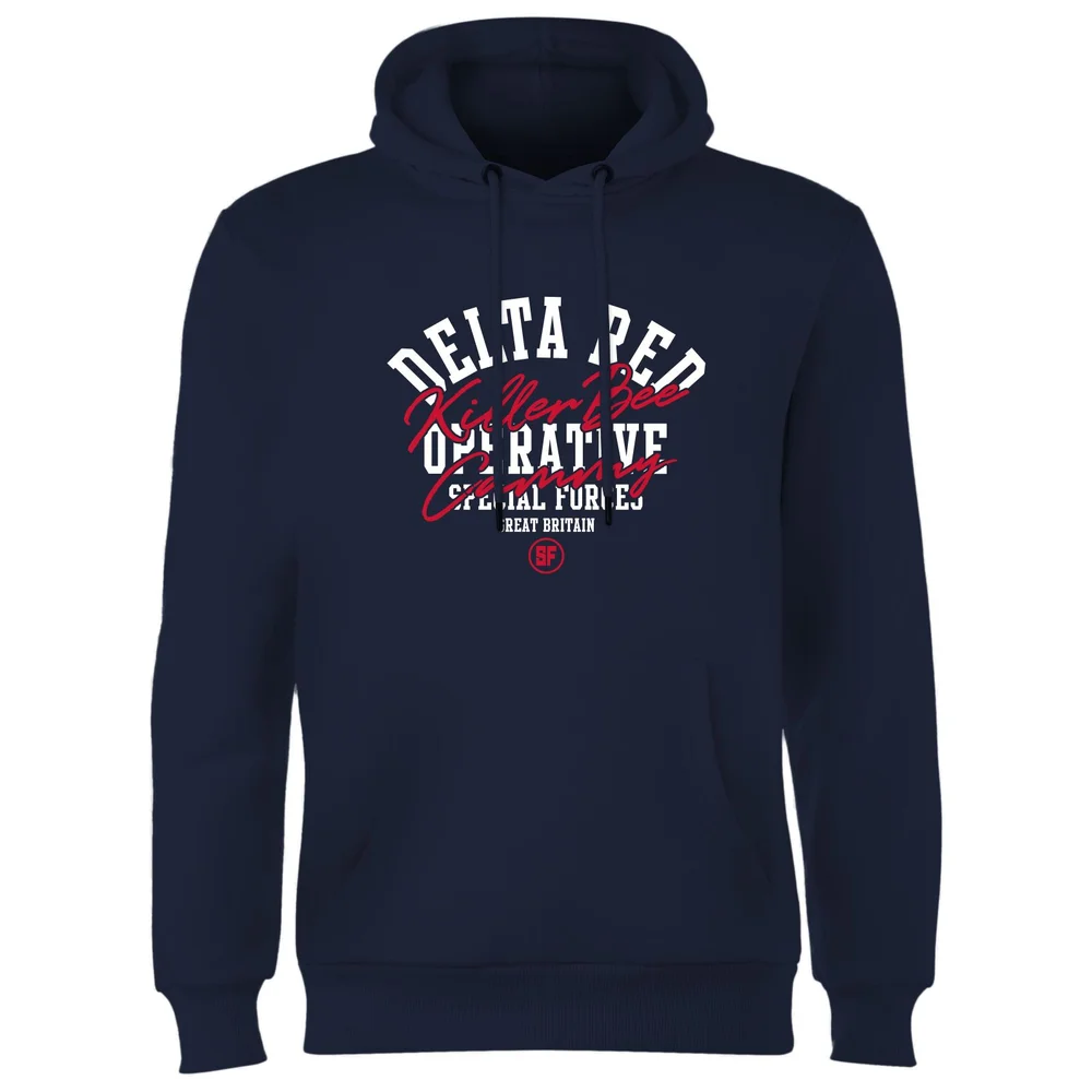 Street Fighter Delta Red Operative Hoodie - Navy - S - Marineblau Bild 1
