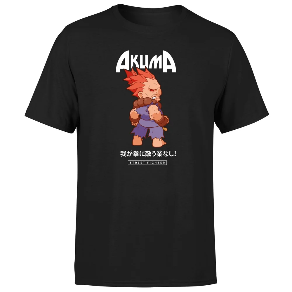 Street Fighter Akuma Unisex T-Shirt - Black - S - Schwarz Bild 1