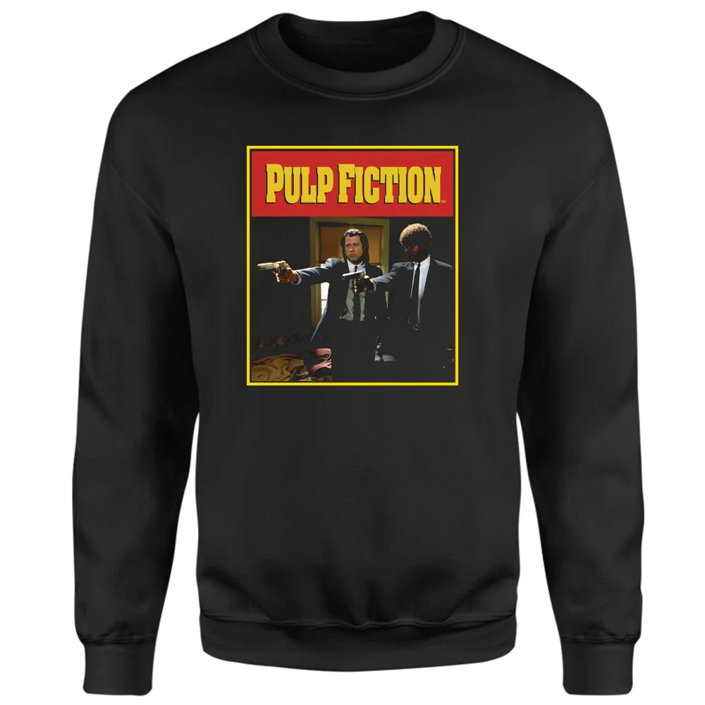 Pulp Fiction Say What Again Sweatshirt - Black - S - Schwarz Bild 1