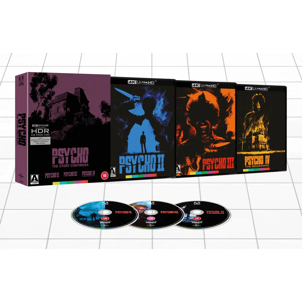 Psycho - The Story Continues: Psycho II, Psycho III, Psycho IV: The Beginning 4K Ultra HD Bild 1