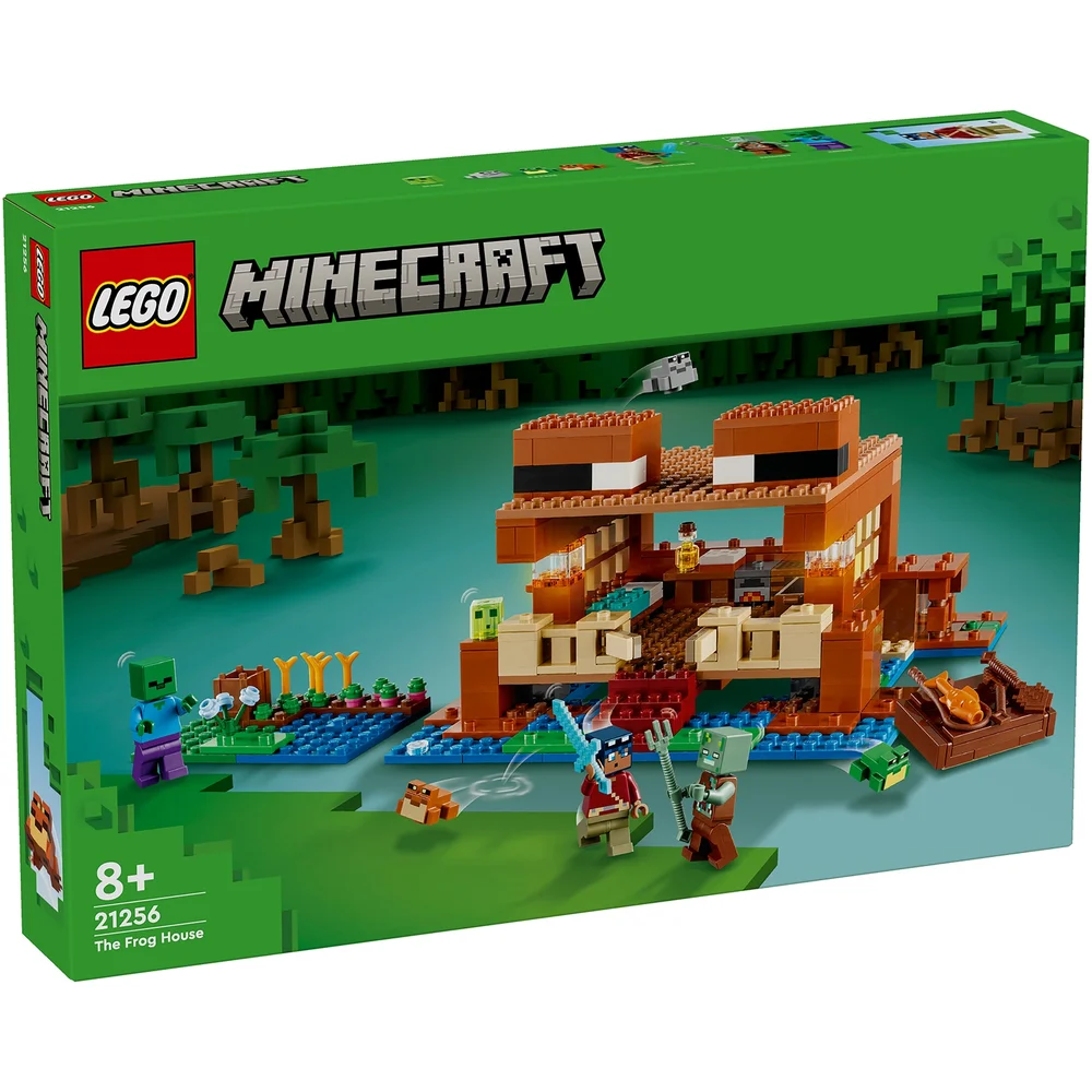 LEGO Minecraft The Frog House Toy with Animal Figures 21256 Bild 1